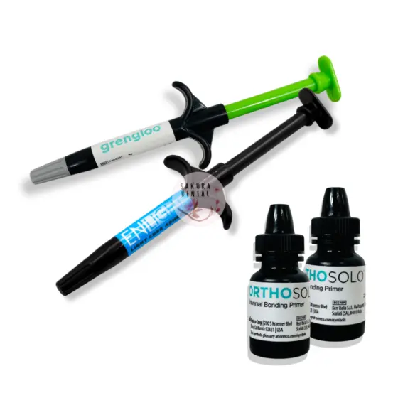Ormco Enlight, Grengloo & Ortho Solo, Adhesive dan Primer Bracket